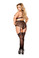 Roma Costume Top and High-Waisted Shorts with Ribbon Lace-Up and Garters Plus