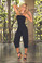 Mapale Bandeau Top Jumpsuit - Black