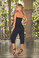 Mapale Bandeau Top Jumpsuit - Black