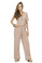 Mapale Asymmetrical Jumpsuit - Brown