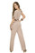 Mapale Asymmetrical Jumpsuit - Brown