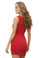 Mapale Twist Front Dress - Red