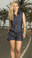 Mapale Button-Up Denim Romper