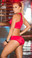 Mapale Red Two Piece  Swuimsuit