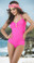 Mapale Two Way One Piece Swimsuit - Pink