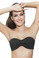 Mapale Bandeau Top with Removable Straps - Black