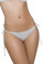 Mapale Teeny Thong Bikini Bottom - silver