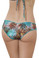 Mapale Rufle Ruched Hipster Bikini Bottom - Turquoise