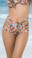 Mapale Strappy High Waist Bikini Bottom - Multi-colored