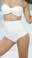 Mapale Classic High Waist Bikini Bottom - White