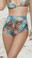 Mapale Classic High Waist Bikini Bottom - Turquoise