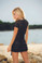 Mapale Lace Cover-Up Dress - Black