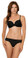 Black Affinitas Nicole Push-Up Bra shown with Affinitas Nicole Brazilian Thong 1341(sold separately).