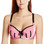 Affinitas Charlotte Padded Push-Up Bra - Wild Pink/Black