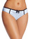 Affinitas Charlotte Bikini Panty - Icy Blue/Black
