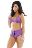Fantasy Lingerie Nina Soft Cotton Blend Bralette & Shorts with Tassel Ties
