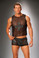 Elegant Moments Leather Mesh Short