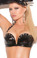 Elegant Moments Vinyl Underwire Halter Bra