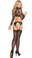 Elegant Moments Lace Garter Belt  and Matching Thong - Black