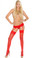 Elegant Moments Lace Garter Belt  and Matching Thong - Red