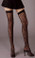 Flower Lace Thigh High Stockings - Each Pair (4729)
