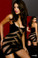 Stretch Spandex Mini Dress w/Curved Open Weave Wrapping - Each Pair (S6447)