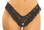 Elegant Moments Crotchless Panty - Black