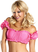 Be Wicked School Girls- Scrunch Top  - Hot Pink