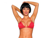 BodyZone Ruffle Tri Top - Red