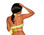 BodyZone Savage Wrap Around Top - Neon Yellow