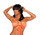 BodyZone Bow Front Top - Neon Orange