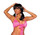 BodyZone Bow Front Top - Neon Pink