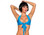 BodyZone Bow Front Top - Turquoise