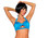 BodyZone Twist Top - Turquoise