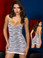 Zebra Halter Mini Dress - Each Piece (ML6606)