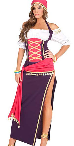 Elegant Moments 5Pc Gypsy Maiden Costume