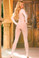 Elegant Moments Opaque Long Sleeve Open Crotch Bodystocking - White