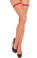 Elegant Moments Big Diamond Net Thigh Hi - Red