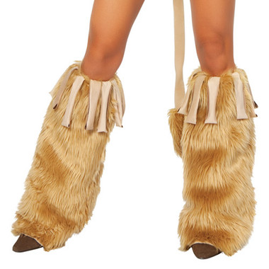 Roma Costume Leg Warmer with Fringe