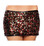 Roma Costume Sequin Mini Skirt - Red/Gold