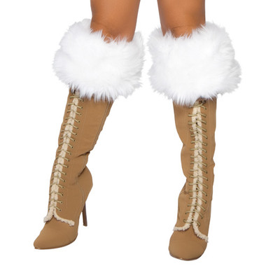 Roma Costume Fur Boot Cover 4240B