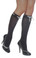Roma Costume Ribbon Detailed Stockings - Black/White Ribbon