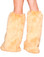 Roma Costume C121 Fur Leg Warmer -Camel