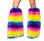 Roma Costume C121 Fur Leg Warmer-Rainbow