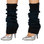 Roma Costume Sparkle Leg Warmer - Black/Blue