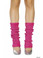 Roma Costume Sparkle Leg Warmer - Hot Pink/Silver