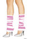 Roma Costume Leg Warmer 107 White-Hot Pink