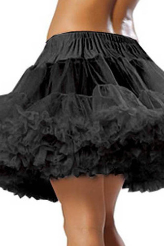 Roma Costume Fluffy Petticoat - Black