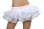 Roma Costume Double Layer Petticoat - White/Silver