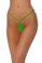 Roma Costume Tear Drop G-String Bottom - Lime